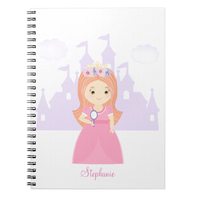 Princess and Her Magical Mirror Notebook (Front)