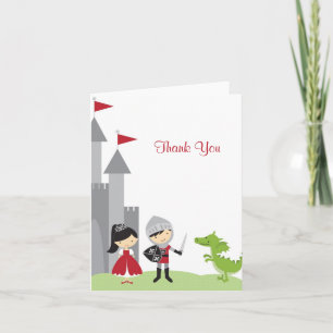Princess and Knight Note Card
