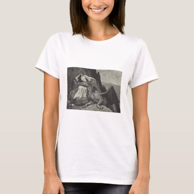 Princess and Pet Dragon T-Shirt (Front)