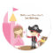 Princess and Pirate Stickers