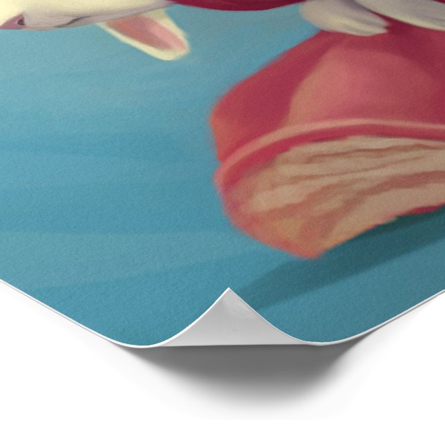 Princess and Rabbit Poster (Corner)