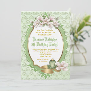 Princess And The Frog Birthday Invitation