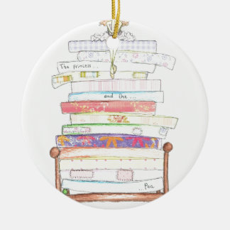 princess and the pea ceramic tree decoration