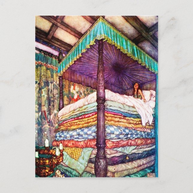 Princess and the Pea Postcard (Front)