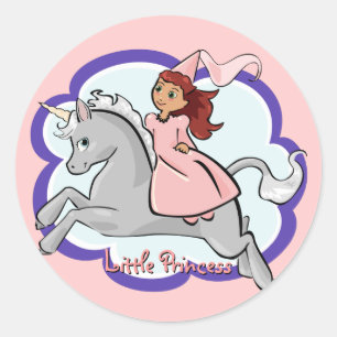 Princess and Unicorn Sticker