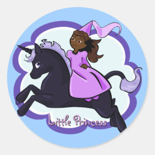 Princess and Unicorn Sticker