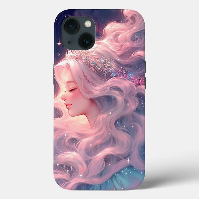 Princess Anime Girl Made Of Stars Case-Mate iPhone Case (Back)