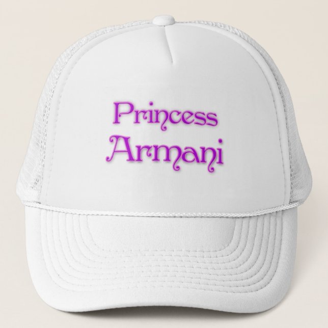 Princess Armani Trucker Hat (Front)