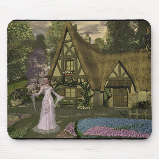 Princess at the Cottage Mousepad (Front)