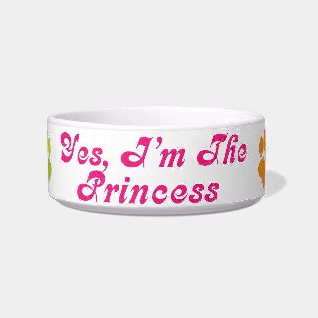 Princess Attitude Pet Dish Gift (Front)