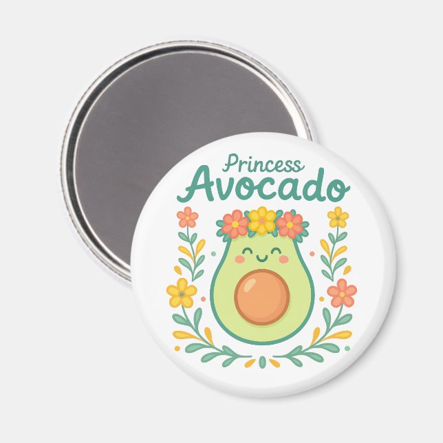 Princess Avocado  Magnet (Front/Back)
