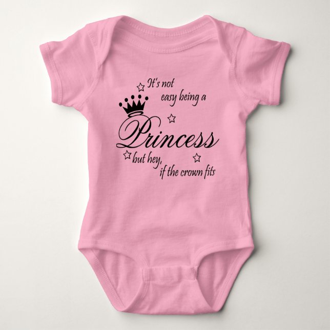Princess Baby Bodysuit (Front)