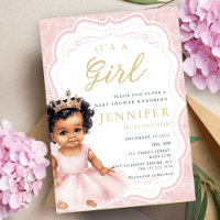 Princess Baby Shower African American Baby Girl