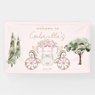 Princess Baby Shower Blush Welcome Banner