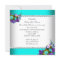 Princess Baby Shower Girl Teal Blue Purple 3