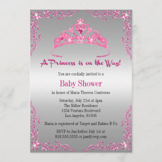 Princess Baby Shower Invitation