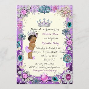 Princess Baby Shower Invitation, Little Princess Invitation