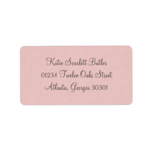 Princess Baby Shower Label