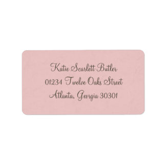 Princess Baby Shower Label