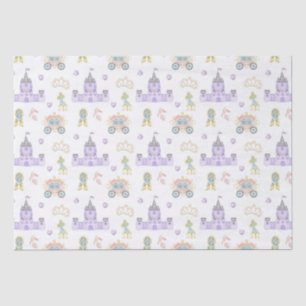 Princess Baby Shower Pattern Tissue Paper