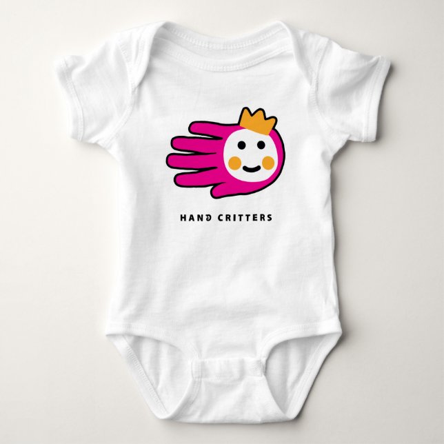 Princess baby t-shirt bodysuit (Front)