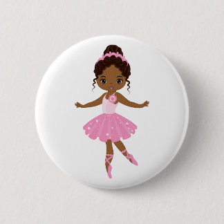 Princess Ballerina 6 Cm Round Badge