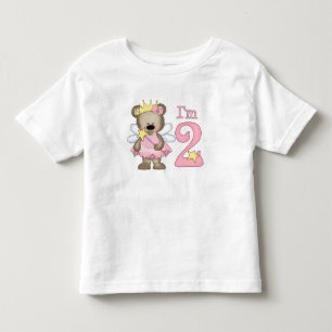 Princess Bear 2nd Birthday Toddler T-Shirt