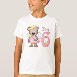 Princess Bear 6th Birthday T-Shirt