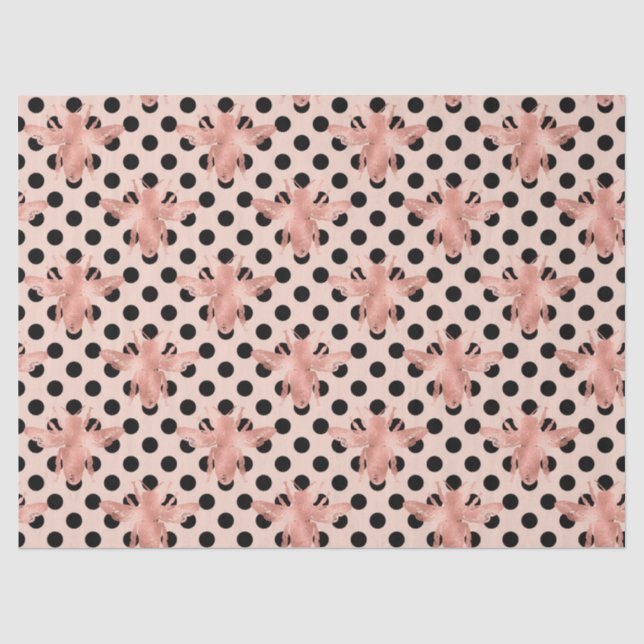 Princess Bee Series Design 3 Tissue Paper (Front)
