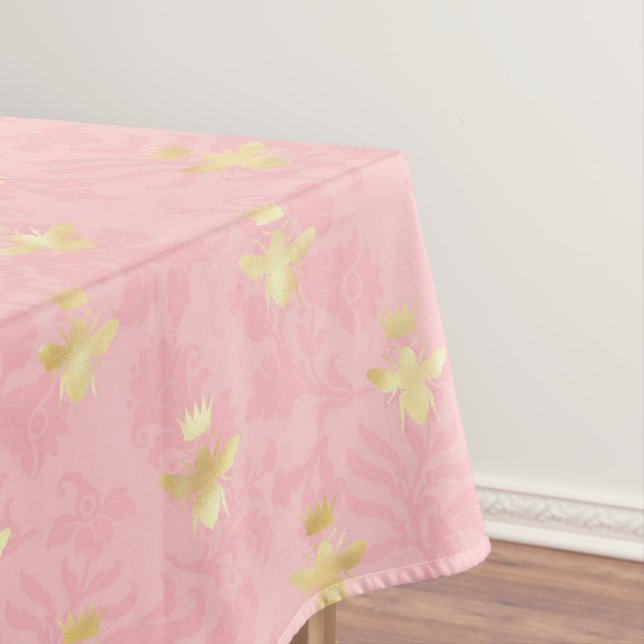 Princess Bee Series Design #4 Tablecloth (In Situ)