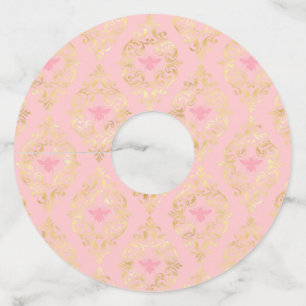 Princess Bee Series Design #5 Wine Glass Tag