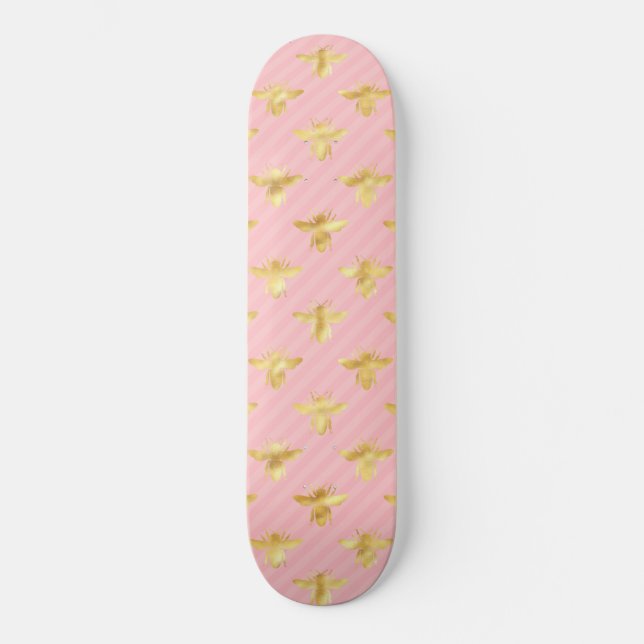 Princess Bee Series Design #7 Skateboard (Front)