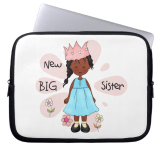 Princess Big Sister African American Laptop Sleeve
