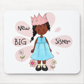 Princess Big Sister African American Mouse Pad