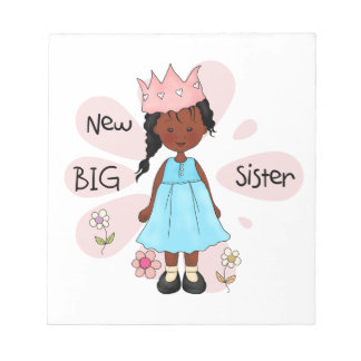 Princess Big Sister African American Notepad