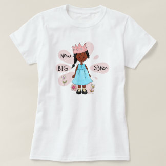 Princess Big Sister African American T-Shirt
