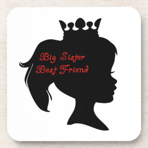Princess Big Sister Best Friend Coaster