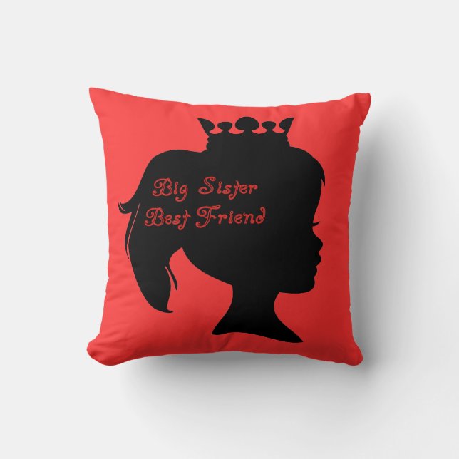 Princess Big Sister Best Friend Cushion (Front)