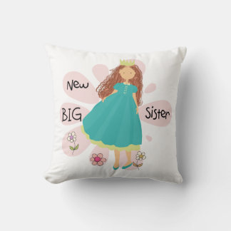Princess Big Sister Brown Hair Cushion