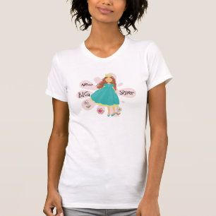 Princess Big Sister Brown Hair T-Shirt