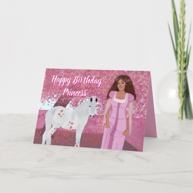 Princess Birthday Card (Front)