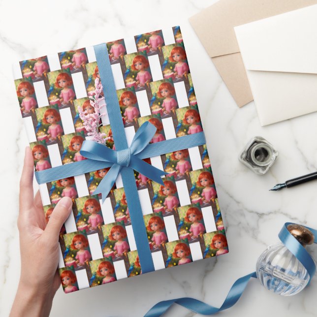 princess birthday ceremony wrapping paper (Gifting)
