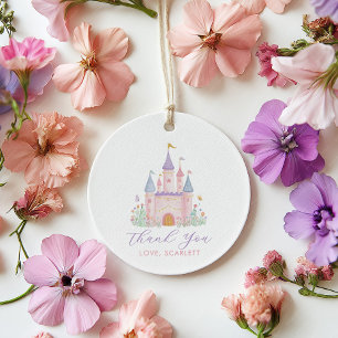 Princess Birthday Enchanted Castle Girls Favor Favour Tags