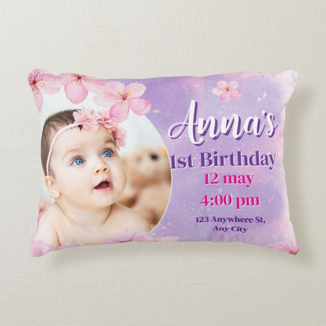 Princess birthday Foam Board Decorative Cushion (Front)
