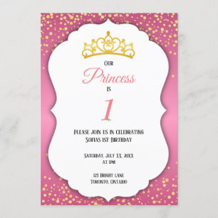 Princess Birthday Invitation