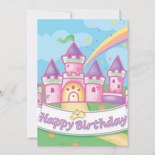 Princess Birthday Invitation (Front)