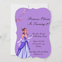 princess birthday invitation for girls