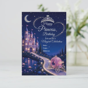 Princess Birthday Invitation   Magical Castle Part