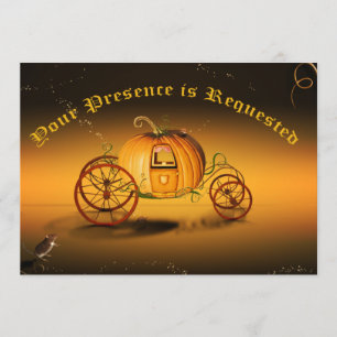 Princess Birthday Party Invitation Cinderella