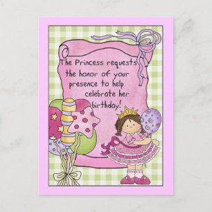 Princess Birthday Party Invitations